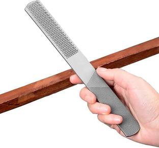 ORTIZA Wood Rasp File 4 Way Hand File and Round Rasp, Half Round Flat & Needle Files Wood Rasp Set for Sharping Wood & Metal Tools Rotary Tool