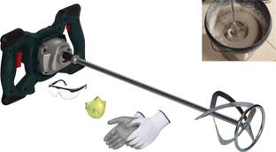 Digital Craft Electric Industrial Grade Mixer Handheld 6 Gear Adjustable Paint Cement Plaster Mortar Coating Mixer Putty Powder Stirring Machine Rotary Tool