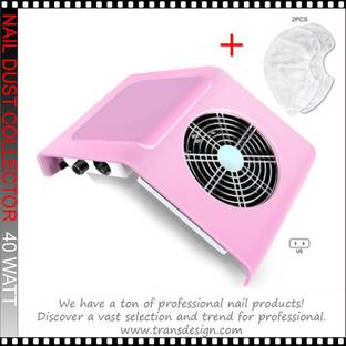 Das Dnails Nail Dust Collector, White & Pink 40 Watt Rotary Tool