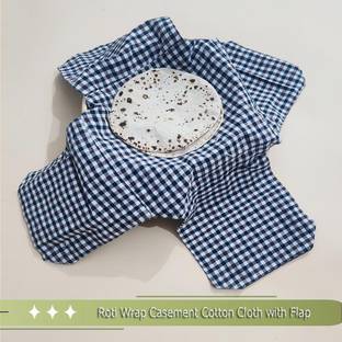 Mega Cart Home Roti Cover Maintains Warmth for Rotis and Parathas Solid Roti Square Flap Cover