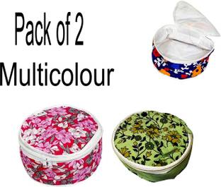 Flipkart SmartBuy ROTI/CHAPATI COTOON PRINTED WITH ZIPER SET OF 2 Printed Roti Round Disk Cover
