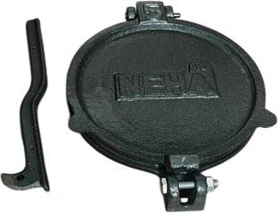 Neha Manual Hand Press with Handle for Home and Kitchen for Making Papad Heavy Roti and Khakra Maker