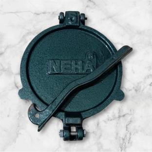 Neha Puri / Chapati Press Machine Manual Stainless Steel Machine with Fitted Handle Roti and Khakra Maker