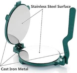 forsel Manual Roti Maker, Stainless Steel Surface, Chapati and Khakhra Press Roti and Khakra Maker
