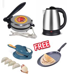 OTC Combo Pack Electric Non Stick 1 Year Warranty CPM-410 Roti and Khakra Maker