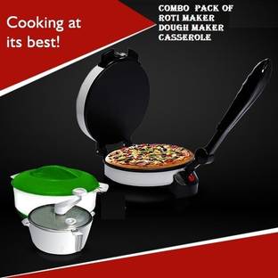 OTC Combo Of Roti maker , Casserole , Dough Maker In Multicolor Pack Of 1 Roti and Khakra Maker