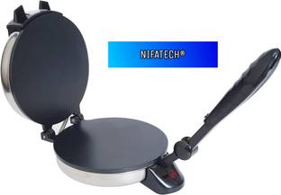 NIFA TECH ® Electric Automatic Roti Maker Machine with 1100 Watts Roti/Chapati/Parathas Q1 Roti and Khakra Maker