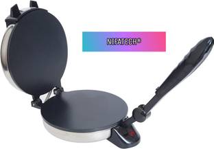 NIFA TECH ® Electric Automatic Roti Maker Machine with 1100 Watts Roti/Chapati/Parathas Roti and Khakra Maker