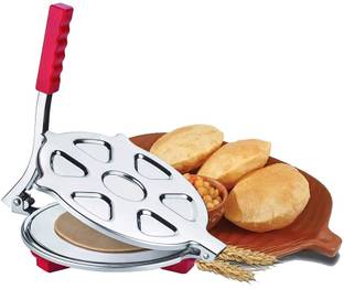 BLLUEX Puri Press Machine Roti Press, Khakhra/Chapati Maker Roti and Khakra Maker