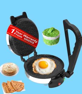 NIFA TECH ® Electric Automatic Roti Maker Machine with 1100 Watts Roti/Chapati/Paratha RT9 Roti and Khakra Maker