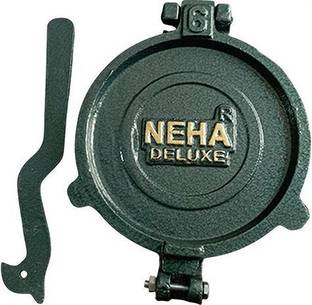 Neha Manual Puri Maker | Empanadas & Pathiri Press Machine with SS Inner Surface Roti and Khakra Maker