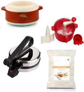 OTC Free Wheat Flour In this Combo Pack Non Stick Electric GP-9 Roti and Khakra Maker