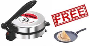 Eco Shopee ® Combo Pack dosa tawa & Non Stick|| Electric|| Chapati & EL-14 Roti and Khakra Maker