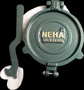 Neha Manual Puri Maker | Empanadas & Pathiri Press Machine with SS Inner Surface Roti and Khakra Maker