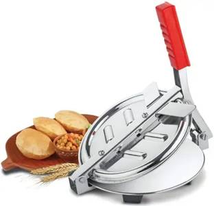 Chesta Stores Stainless Steel Puri Press/Chapati Press/Papad Press Roti Roti and Khakra Maker