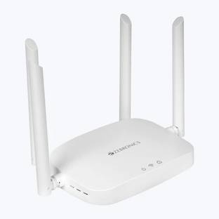 ZEBRONICS ZEB-NETWIZ300A ,Easy to Setup ,Network Security , Low latency Wireless Router WiFi Range Ext...