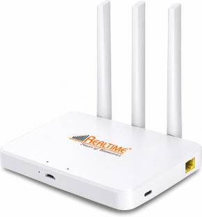 REALTIME Power of Biometrics W8+ Wireless 4G LTE WiFi Router | SIM Card Router, 3 Antenna | Home & Off...