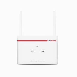 CP PLUS CP-XR-DE21-S-V2 WiFi-6 Compatible 5G Sim Connect with DVR/NVR/WiFi Camera 4G Router 2.4 GHz 15...