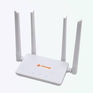 SECUREYE N300 4G LTE/-Rout.WH3 Router 2.4 GHz 300 Mbps Wifi Speed Single Band External Antenna MiFi (S...