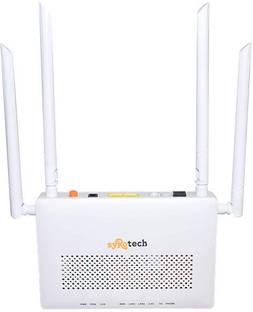 Syrotech SY-GPON-1110 WDAONT Router 2.4 GHz, 5 GHz 1200 Mbps Wifi Speed Dual Band Internal Antenna Ethernet (Cable Broadband)
