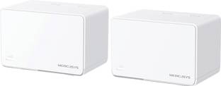 Mercusys Halo H80X 2-PACK AX3000 Whole Home Mesh Wi-Fi System Mesh Router 2.4 GHz, 5 GHz 3000 Mbps Wifi Speed Dual Band Internal Antenna Ethernet (Cable Broadband)