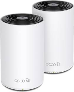 TP-Link Deco XE75 AXE5400 Tri-Band Mesh Wi-Fi System Mesh Router 2.4 GHz, 5 GHz 5400 Mbps Wifi Speed T...