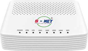 SNet SNETSINGLEONU Router 2.4 GHz 300 Mbps Wifi Speed Single Band Internal Antenna NA
