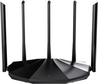 TENDA RX2 PRO Router 5 GHz 1500 Mbps Wifi Speed Dual Band External Antenna Ethernet (Cable Broadband)