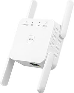 CLEGO AC1200 Dual Band WiFi Repeater| Range Extender, Boost Signal Strength Wireless Router 2.4 GHz 1200 Mbps Wifi Speed Dual Band External Antenna Both (Ethernet and ADSL)
