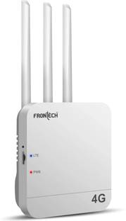 Frontech High-speed 4G WiFi router with 5G SIM support and three powerful antennas. 4G Router 2.4 GHz ...