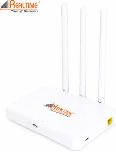 REALTIME Power of Biometrics W8+ Router Antenna Based Better Design high Speed 100 Mbps Internet Route...