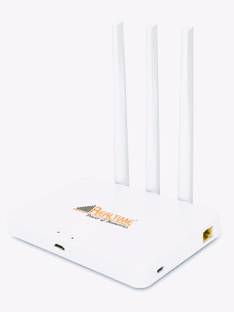 REALTIME Power of Biometrics W8+ 4G Wireless Internet Router 4G Router 2.4 GHz 100 Mbps Wifi Speed Sin...
