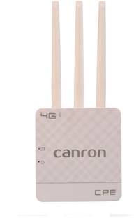 CANRON CPE990 300Mbps Wireless 4G LTE, Wi-Fi 300H, Plug and Play, Parental Controls, Guest Network, with Micro SIM Card Slot, WiFi Router 4G Router 2.4 GHz, 5 GHz 300 Mbps Wifi Speed Dual Band External Antenna MiFi (Sim Based)