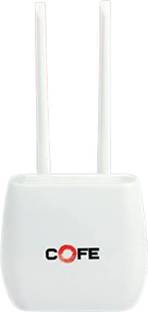 COFE CF-502 4G Router 2.4 GHz 300 Mbps Wifi Speed Single Band Internal & External Antenna Both (Ethern...