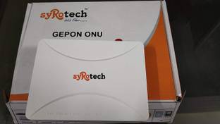 Syrotech 4 Port Epon OLT L-3 Fully Loaded Wireless Router 2.4 GHz 300 Mbps Wifi Speed Single Band External Antenna Ethernet (Cable Broadband)
