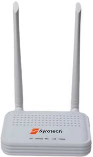 Syrotech SY-GPON-1000-2WADONT Wireless Router 2.4 GHz 300 Mbps Wifi Speed Single Band External Antenna...