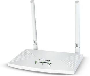 LAPCARE LOX-096 Wi-Fi 6 Router 2.4 GHz 300 Mbps Wifi Speed Dual Band External Antenna Ethernet (Cable ...