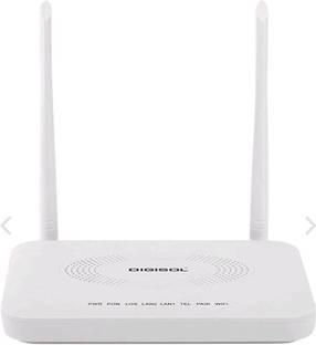 DIGISOLE DIGISOL DG-GR1321 XPON ONU 300Mbps Wireless Router with 1 PON, 1 GE + 1 FE 4G Router 2.4 GHz ...