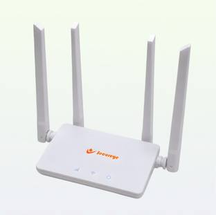 SECUREYE N300 4G LTE/-Rout.WH9 Router 2.4 GHz 300 Mbps Wifi Speed Single Band External Antenna MiFi (S...