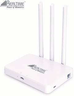 REALTIME Power of Biometrics W8+ Home Office 4G LTE Router 4G Router 2.4 GHz 100 Mbps Wifi Speed Singl...