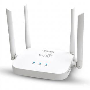Wyltron Wireless 300M Router WiFi Range Extender 5 GHz 300 Mbps Wifi Speed Single Band External Antenn...