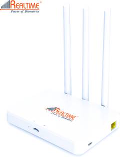 REALTIME Power of Biometrics W8+ SIM Card Based WiFi Router 4G Router 2.4 GHz 100 Mbps Wifi Speed Sing...