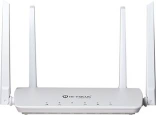 HI-FOCUS HF-R1104T-4G 4G Router 2.4 GHz 300 Mbps Wifi Speed Single Band External Antenna MiFi (Sim Based)