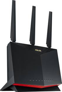 ASUS RT-AX86U PRO Mesh Router 2.4 GHz, 5 GHz 4804 Mbps Wifi Speed Dual Band External Antenna Ethernet ...