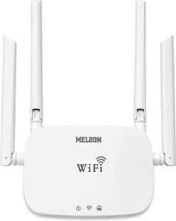 Melbon Wireless N300M Router. Router 2.4 GHz 300 Mbps Wifi Speed Single Band External Antenna Ethernet...