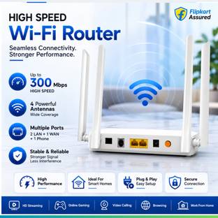 Syrotech WiFi Xpon ONT – S-XPON-2010-WDNTA 134 Wireless Router 2.4 GHz, 5 GHz 1200 Mbps Wifi Speed Qua...