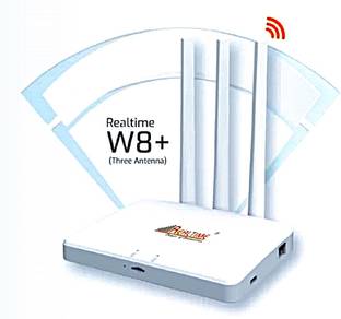 Realtime W8+ Office 5G Router 2.4 GHz 100 Mbps Wifi Speed Single Band Internal & External Antenna MiFi...