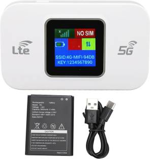 Cokoeye 4G LTE Wireless Dongle with All 5G SIM Network Support 4G Router 2.4 GHz 100 Mbps Wifi Speed N...