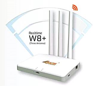 Realtime W8+ 5G Industrial Router 2.4 GHz 100 Mbps Wifi Speed Single Band Internal & External Antenna ...