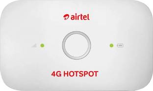 Airtel e5573cs-609 4G Router 2.4 GHz 100 Mbps Wifi Speed Tri Band Internal Antenna MiFi (Sim Based)